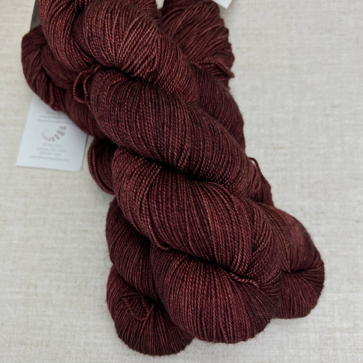 Little Egret Yarn ~ Burgundy Bean