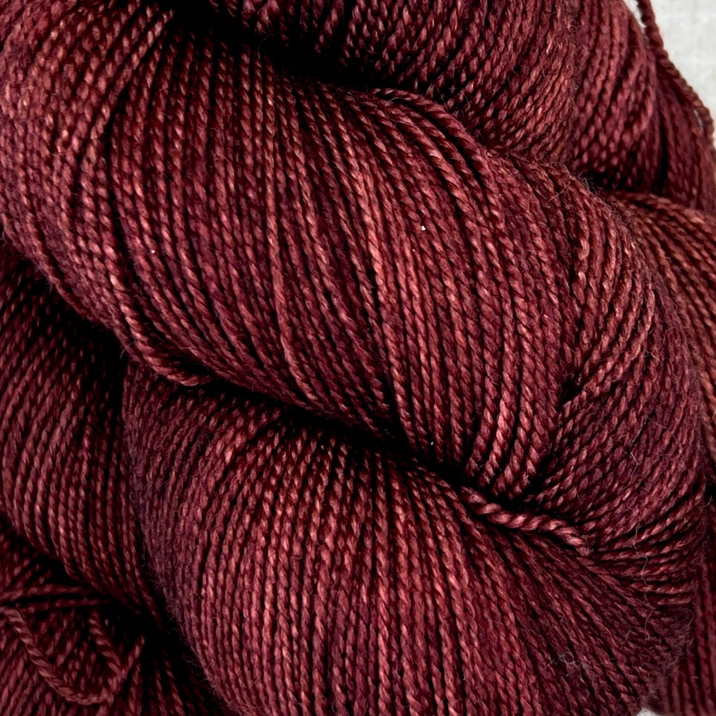 Little Egret Yarn ~ Burgundy Bean