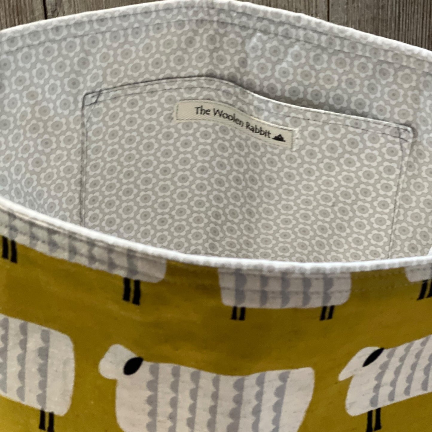 Bunny Bucket Bag ~ Golden Sheep