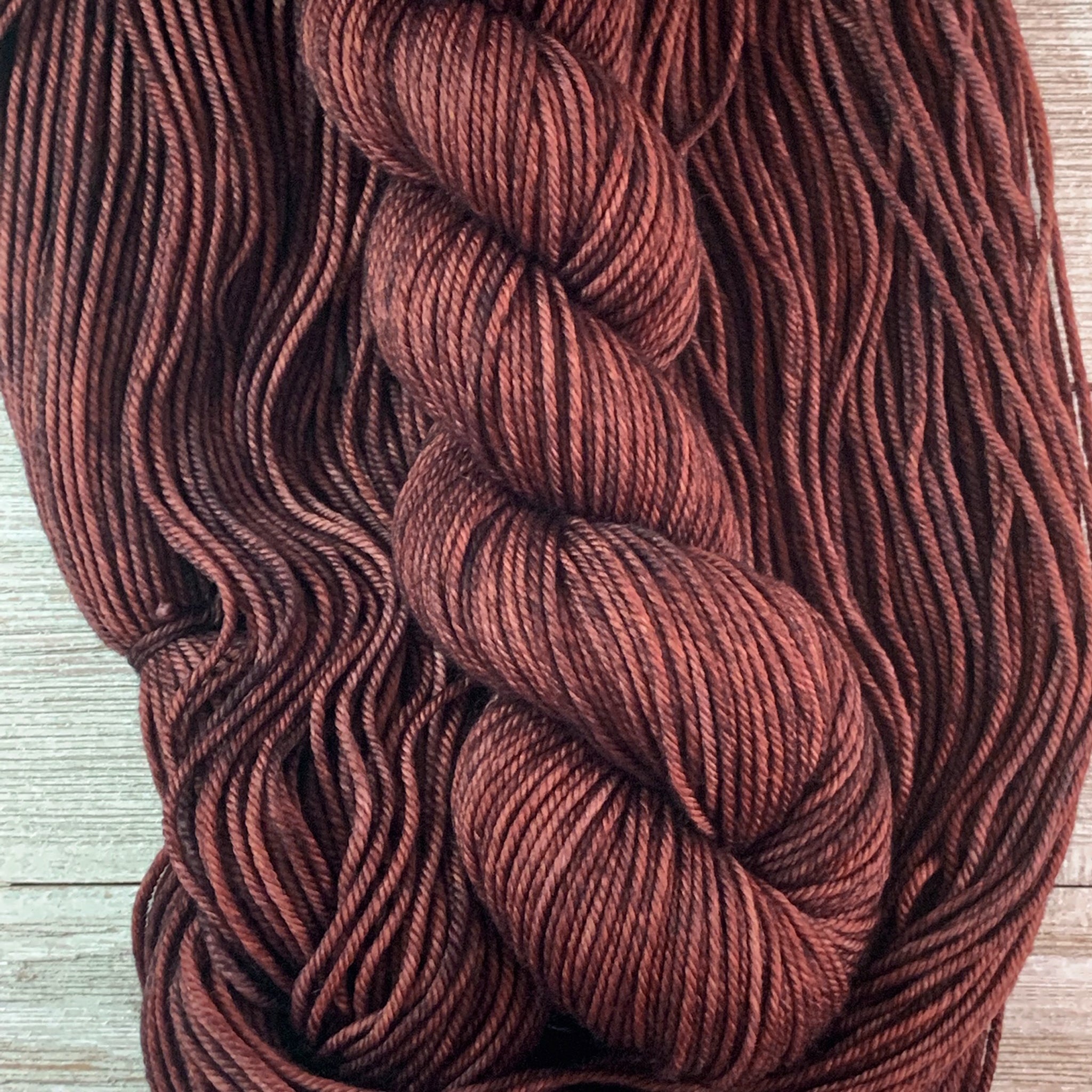 ww kashmir Truffle, hand-dyed worsted weight merino and cashmere yarn