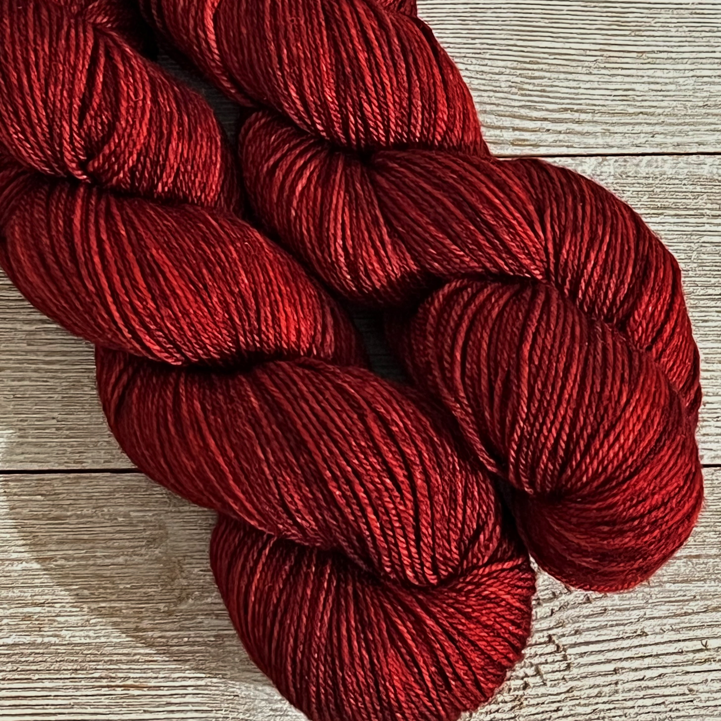 Hand-dyed Merino, Silk Yarn|Opal ~ Red Riding Hood – The Woolen Rabbit