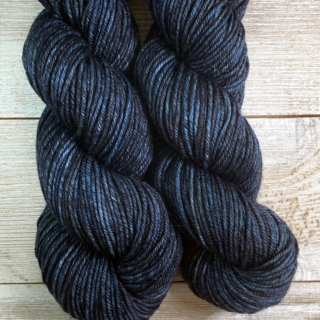 ww kashmir Forever In Blue Jeans, worsted weight merino and cashmere yarn