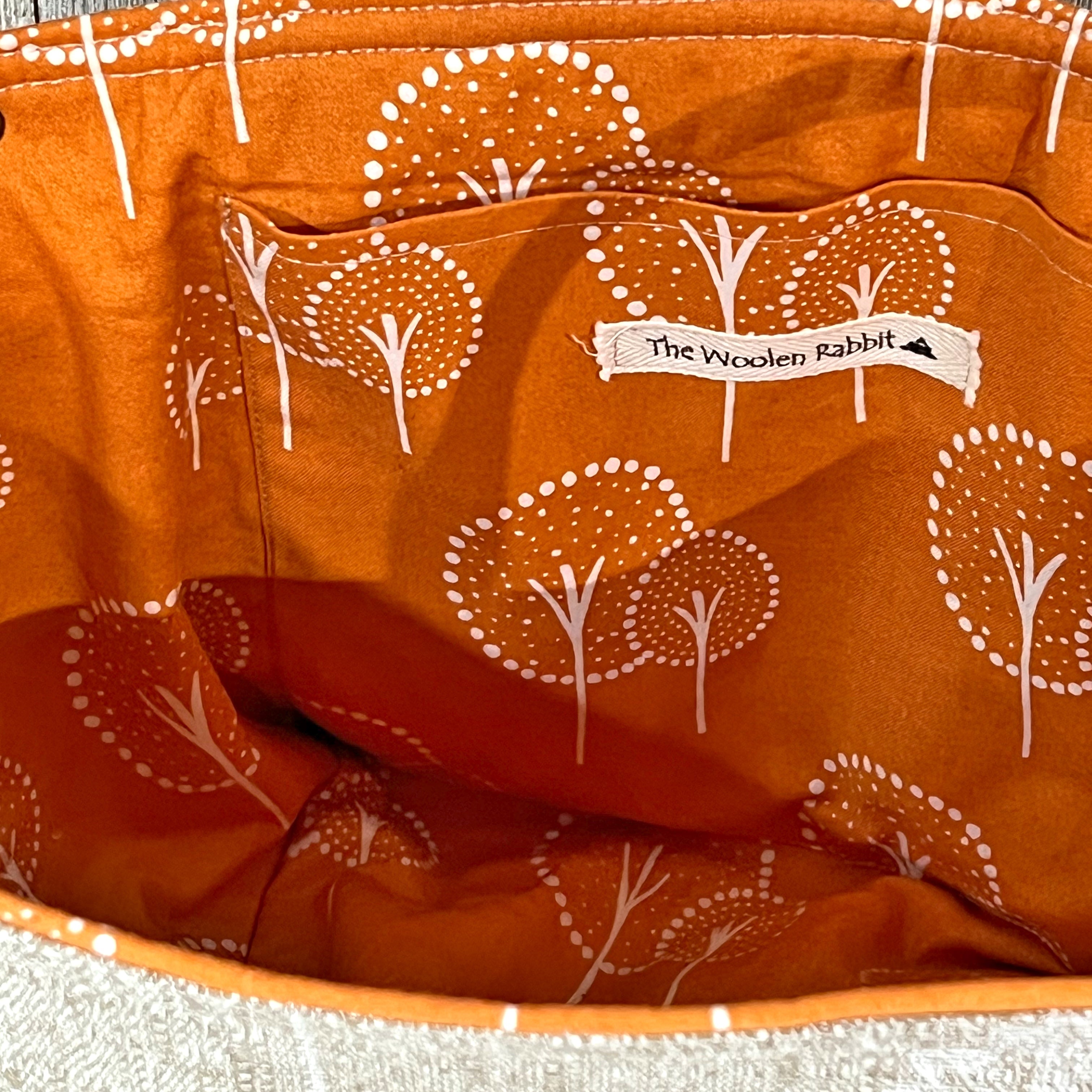 Bunny Bucket Bag ~ Dandelions