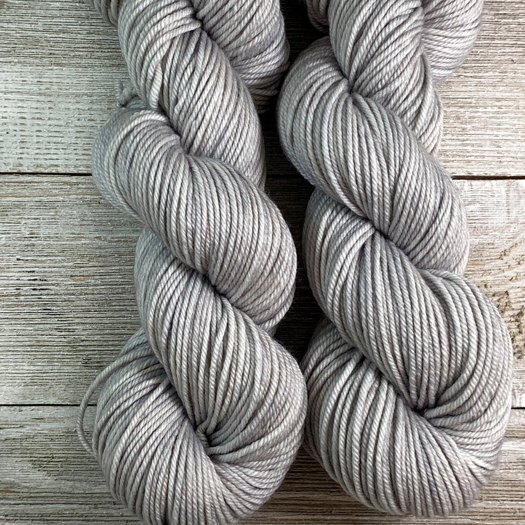 ww kashmir Platinum, hand-dyed worsted weight merino and cashmere yarn