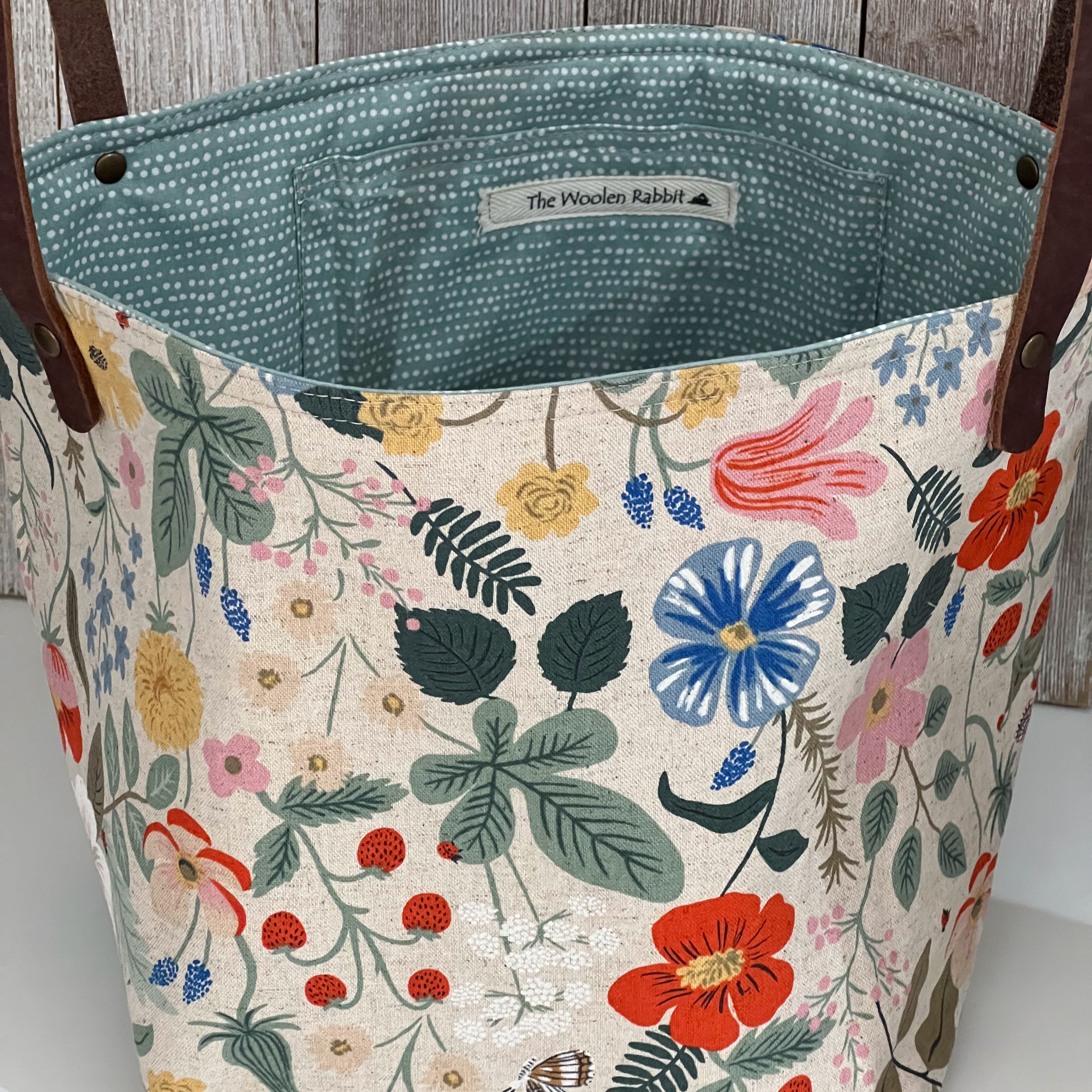 Bunny Bucket Bag ~ Strawberries