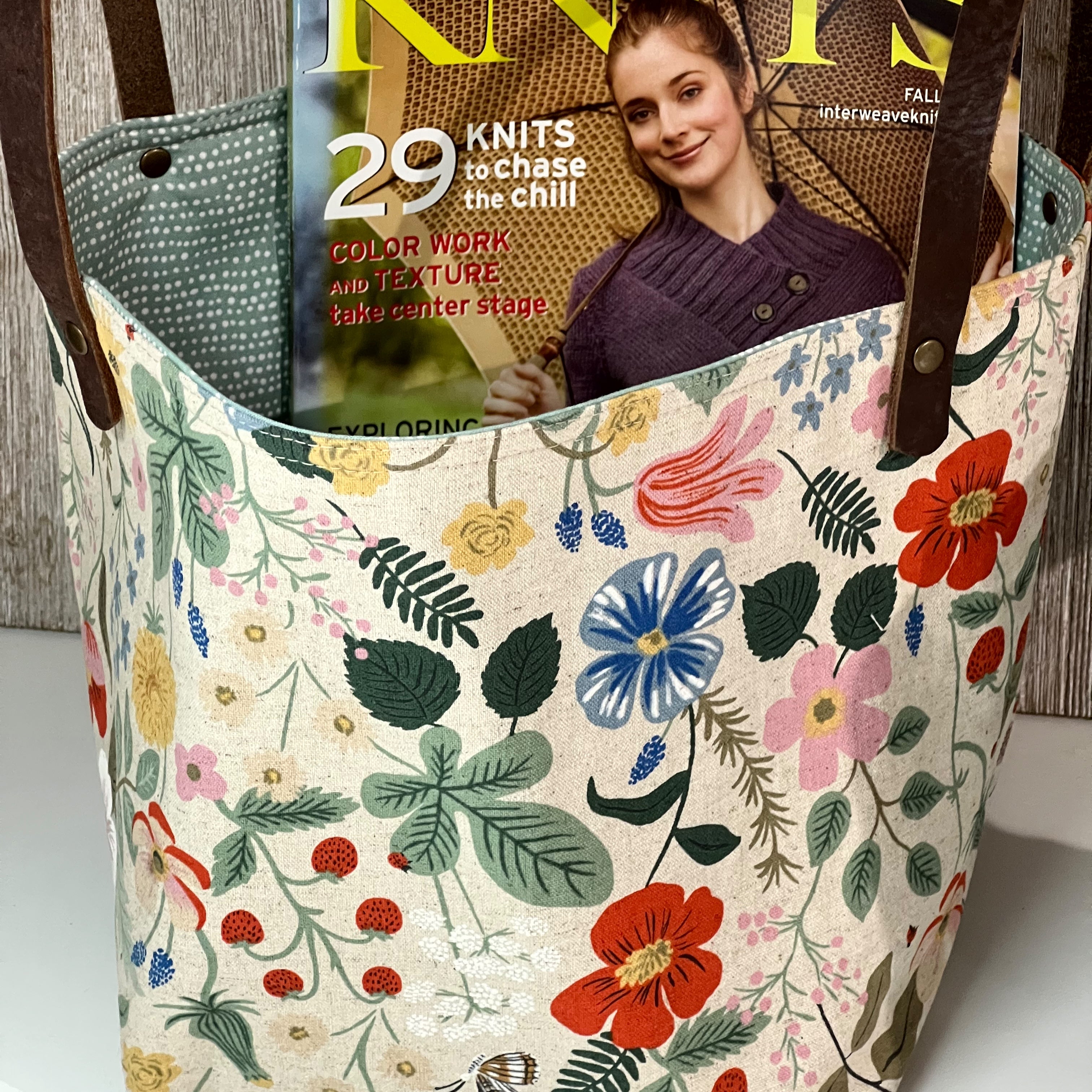 Bunny Bucket Bag ~ Strawberries