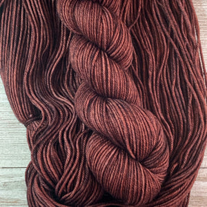 ww kashmir Truffle, hand-dyed worsted weight merino and cashmere yarn
